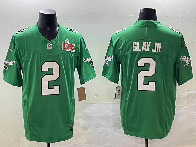 Men Philadelphia Eagles #2 Slay jr Green three generations 2025 Nike Vapor Limited NFL Jersey style 2->philadelphia eagles->NFL Jersey